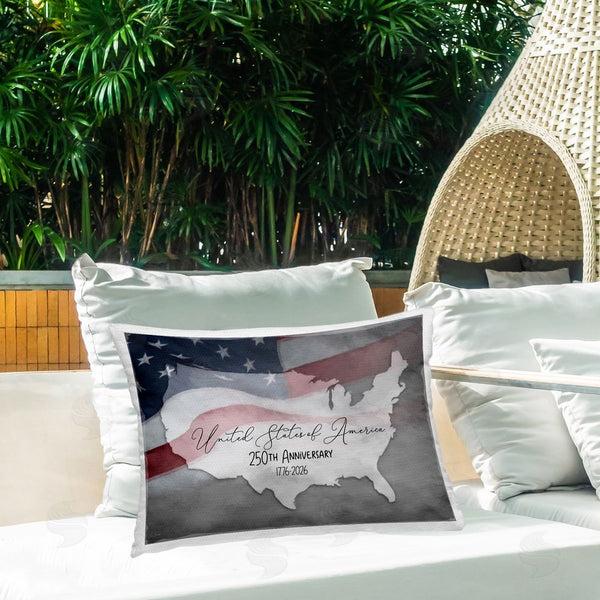 Stupell Industries Lori Deiter | USA 250th Anniversary Printed Throw Pillow