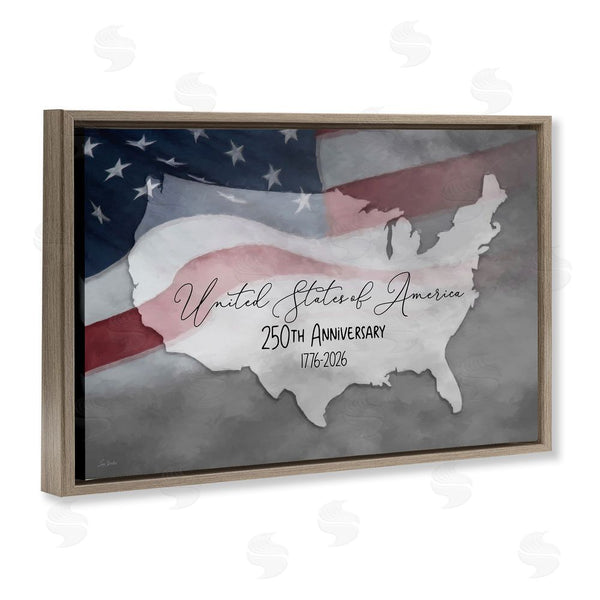 Stupell Industries Lori Deiter | USA 250th Anniversary Wall Art