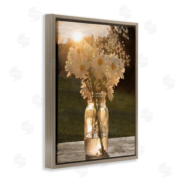Stupell Industries Lori Deiter | Warm Meadow Daisies In Jar