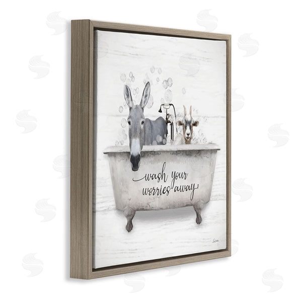 Stupell Industries Lori Deiter | Wash Worries Away Tub
