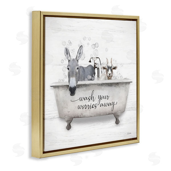 Stupell Industries Lori Deiter | Wash Worries Away Tub