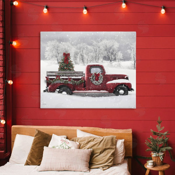 Stupell Industries Lori Deiter | Wreath Bedecked Christmas Truck