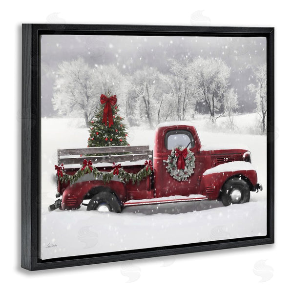 Stupell Industries Lori Deiter | Wreath Bedecked Christmas Truck