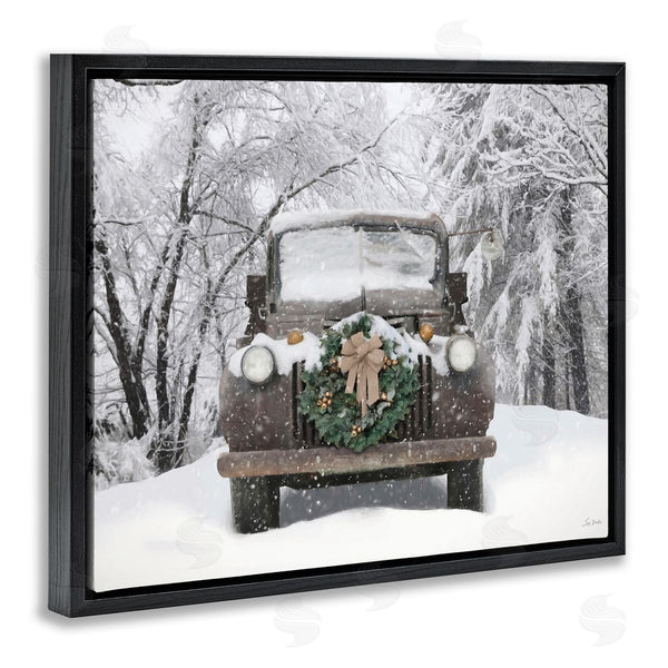 Stupell Industries Lori Deiter | Wreathed Truck In Snow