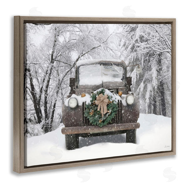 Stupell Industries Lori Deiter | Wreathed Truck In Snow