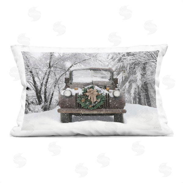 stupell industries Lori Deiter | Wreathed Truck in Snow