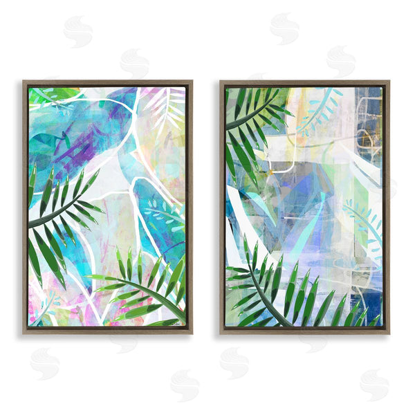 Stupell Industries Lori Dubois | Abstract Pastel Palm Shapes Wall Art