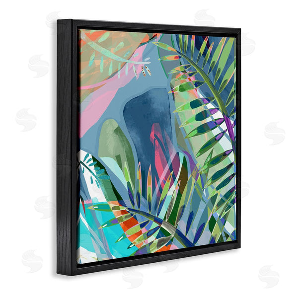 Stupell Industries Lori Dubois | Bold Fern Leaf Overlapping Collage Wall Art