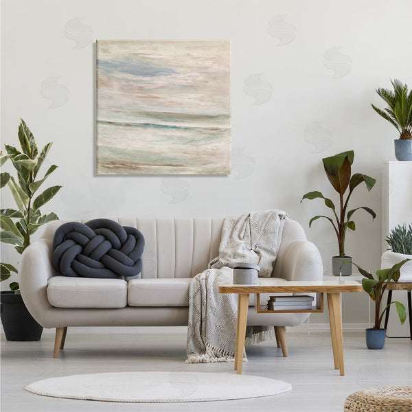 Stupell Industries Lori Dubois | Cloud Landscape Abstraction Mystical Off-White Blue Green Wall Art