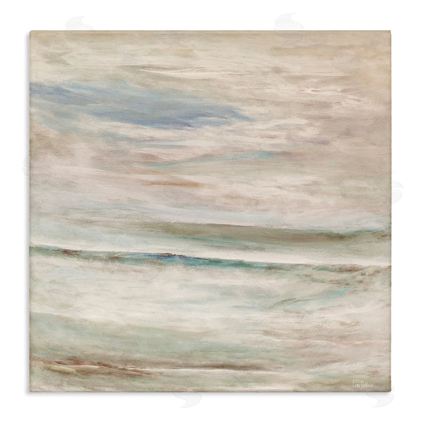 stupell industries Lori Dubois | Cloud Landscape Abstraction Mystical Off-White Blue Green Wall Art
