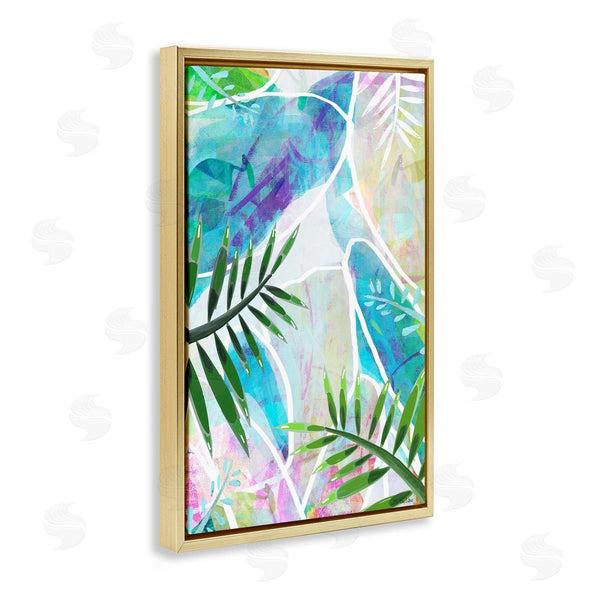 Stupell Industries Lori Dubois | Layered Tropical Leaves