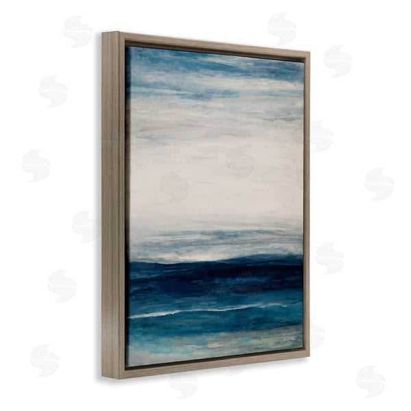 Stupell Industries Lori Dubois | Ocean Rise Sea Side Shoreline Layered Waves Wall Art