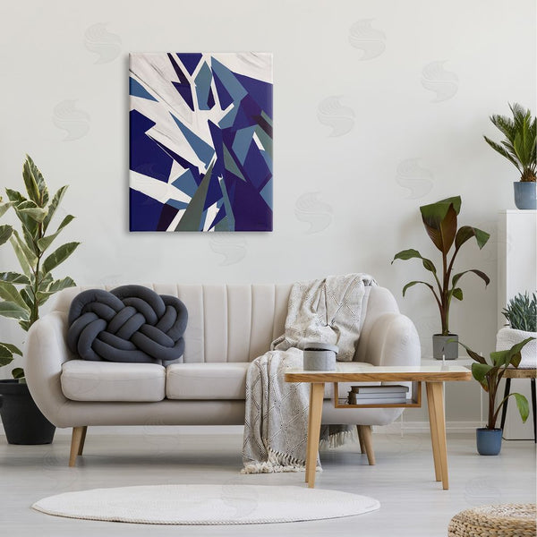 Stupell Industries Lori Dubois | Warping Polygons Dynamic Geometric Illustration Modern Abstraction Wall Art