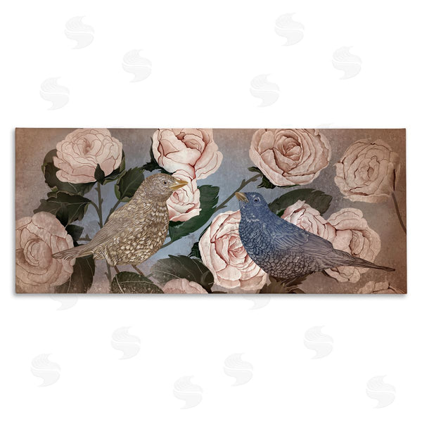stupell industries Lori Mosley | Bird Sanctuary Budding Roses
