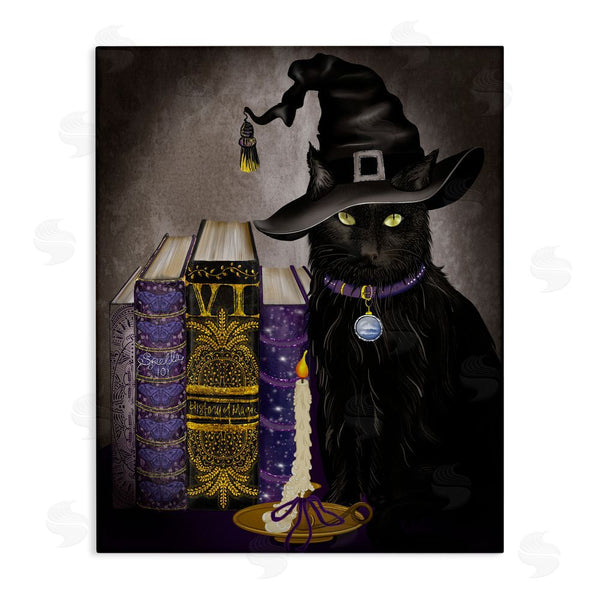 stupell industries Lori Mosley | Black Cat Gothic Books Wall Art