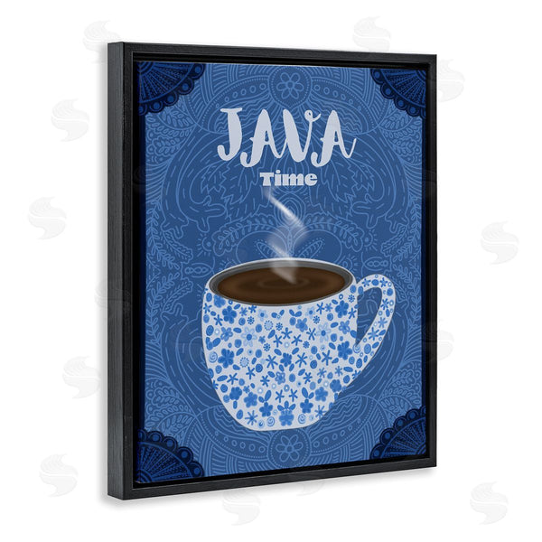 Stupell Industries Lori Mosley | Java Time Blue Coffee Mug