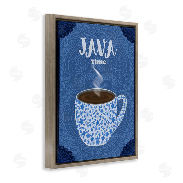 Stupell Industries Lori Mosley | Java Time Blue Coffee Mug