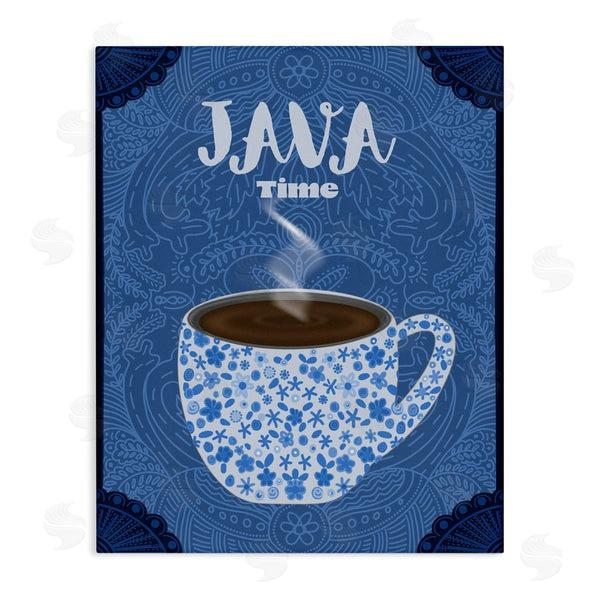 stupell industries Lori Mosley | Java Time Blue Coffee Mug