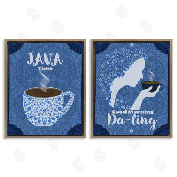Stupell Industries Lori Mosley | Java Time Good Morning Coffees Wall Art