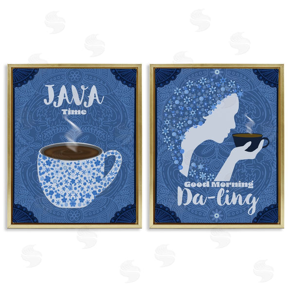 Stupell Industries Lori Mosley | Java Time Good Morning Coffees Wall Art