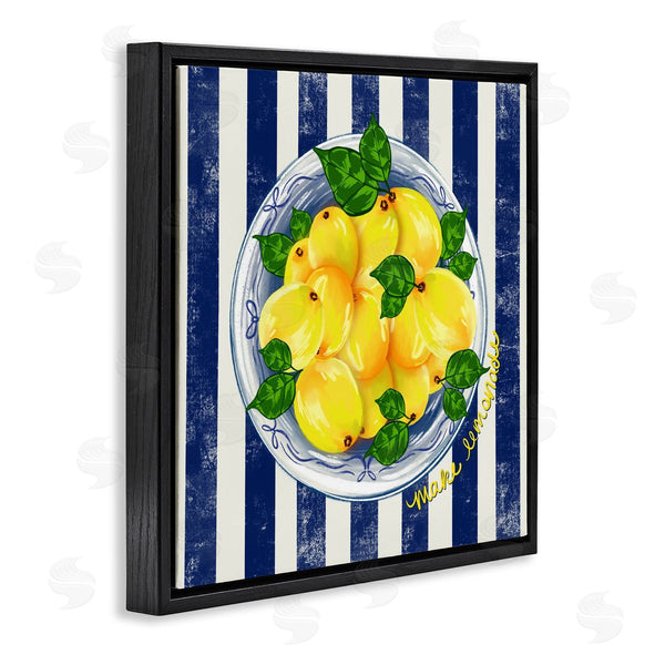 Stupell Industries Lori Mosley | Make Lemonade On Stripes