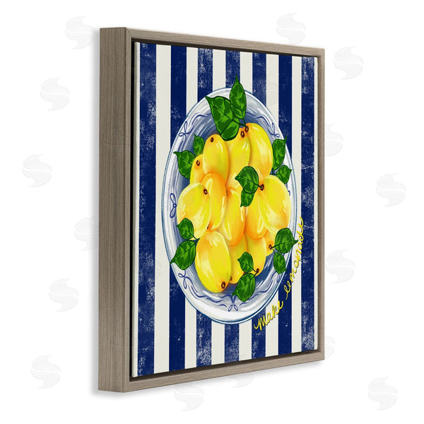 Stupell Industries Lori Mosley | Make Lemonade On Stripes