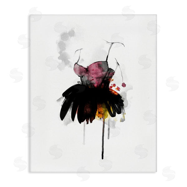 stupell industries Lotta Larsdotter | Modern Female Corset Fashion Illustration Abstract Dress Wall Art