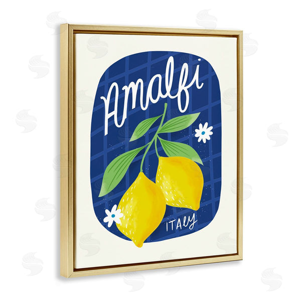 Stupell Industries Louise Allen Designs | Amalfi Lemons On Blue