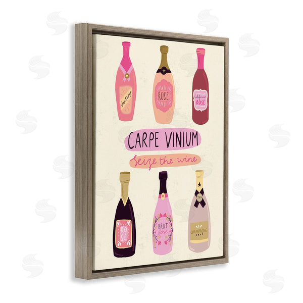 Stupell Industries Louise Allen Designs | Carpe Vinium Seize The Wine