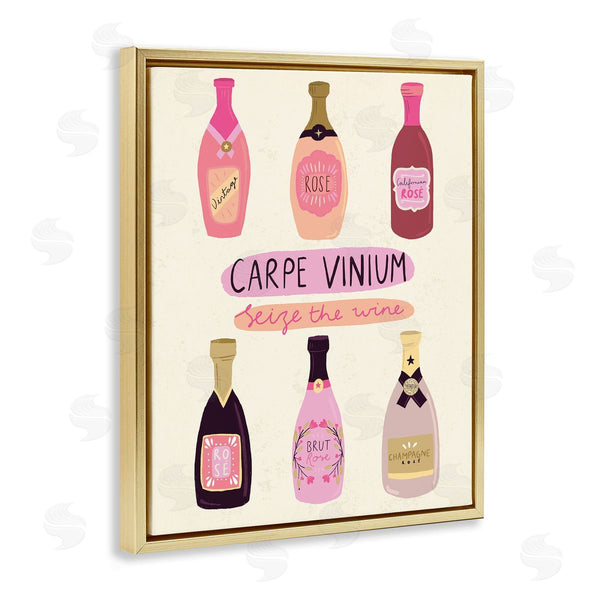 Stupell Industries Louise Allen Designs | Carpe Vinium Seize The Wine