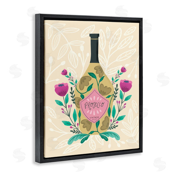 Stupell Industries Louise Allen Designs | Chic Floral Alcohol Bottle