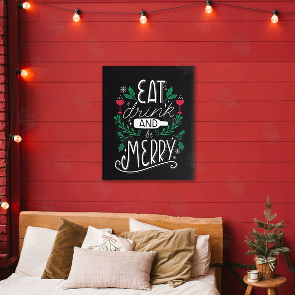 Stupell Industries Louise Allen Designs | Eat Drink And Merry Xmas