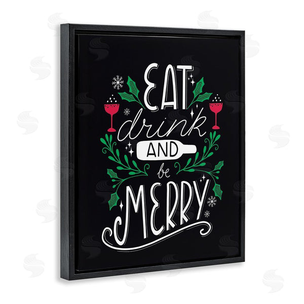 Stupell Industries Louise Allen Designs | Eat Drink And Merry Xmas