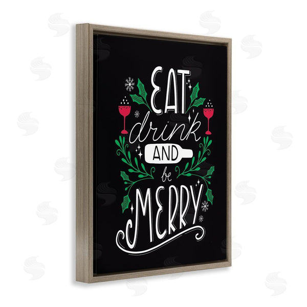 Stupell Industries Louise Allen Designs | Eat Drink And Merry Xmas