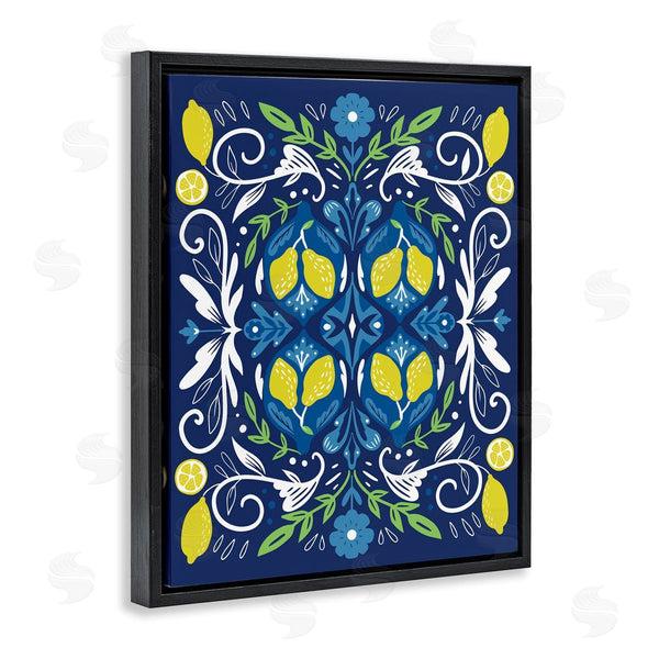 Stupell Industries Louise Allen Designs | Mosaic Floral Pattern