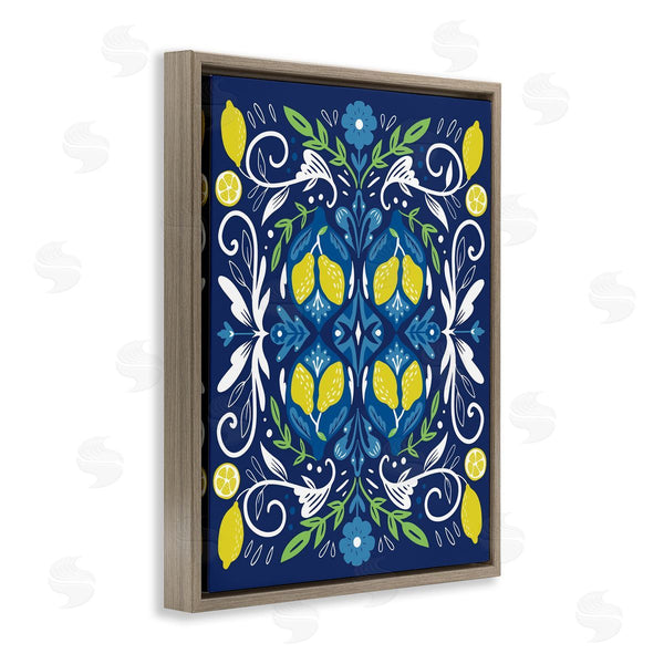 Stupell Industries Louise Allen Designs | Mosaic Floral Pattern