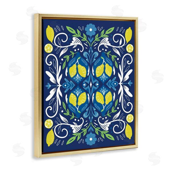Stupell Industries Louise Allen Designs | Mosaic Floral Pattern