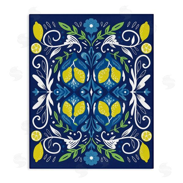 stupell industries Louise Allen Designs | Mosaic Floral Pattern