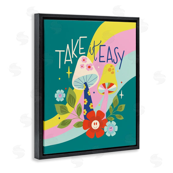 Stupell Industries Louise Allen Designs | Take It Easy Mushrooms Wall Art