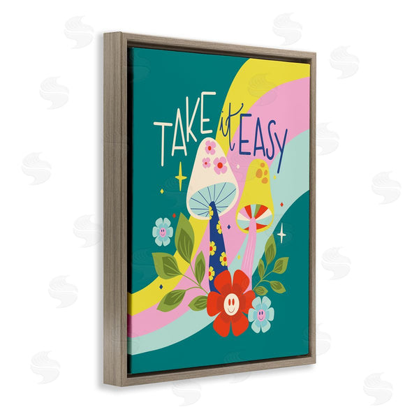 Stupell Industries Louise Allen Designs | Take It Easy Mushrooms Wall Art