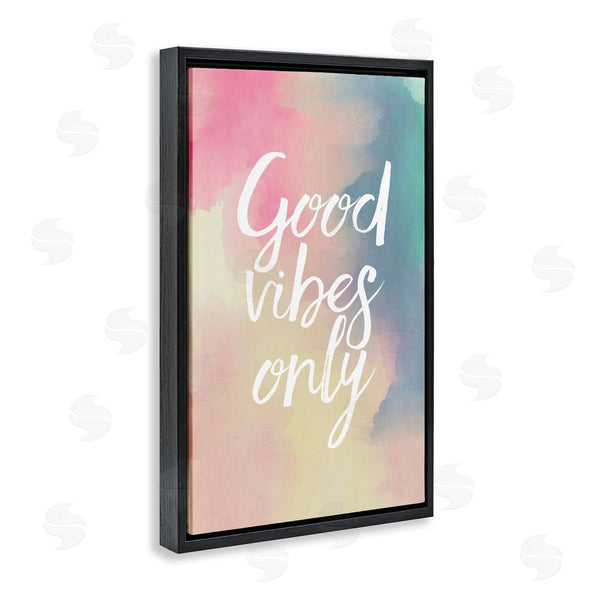 Stupell Industries Louise Carey | Good Vibes Only Ombre Wall Art