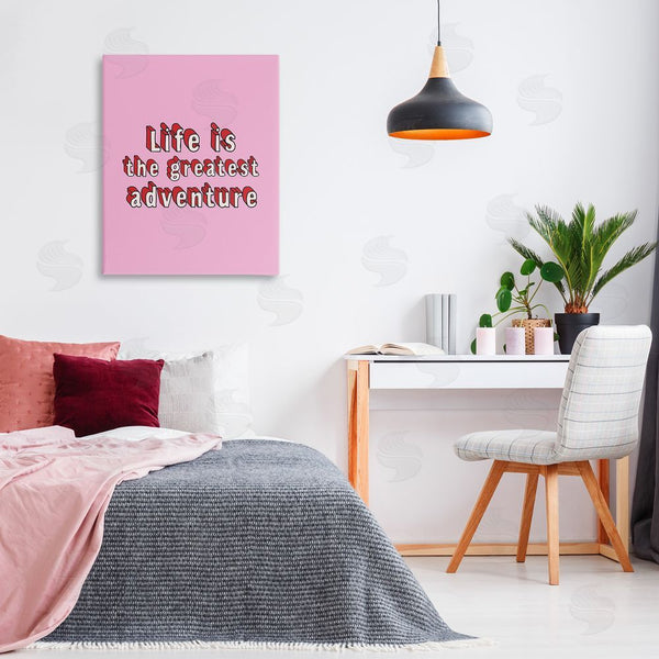 Stupell Industries Louise Carey | Greatest Adventure On Pink Wall Art