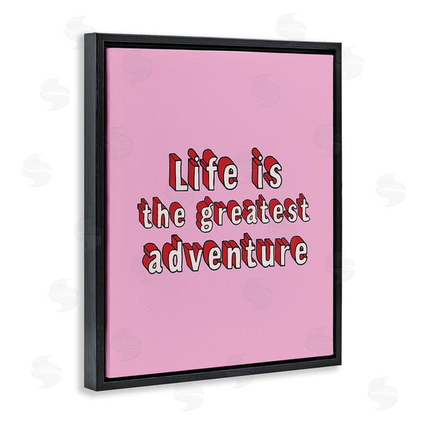 Stupell Industries Louise Carey | Greatest Adventure On Pink Wall Art
