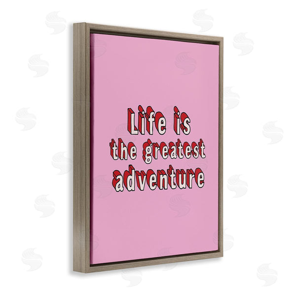 Stupell Industries Louise Carey | Greatest Adventure On Pink Wall Art