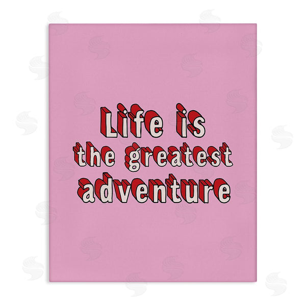 stupell industries Louise Carey | Greatest Adventure on Pink Wall Art