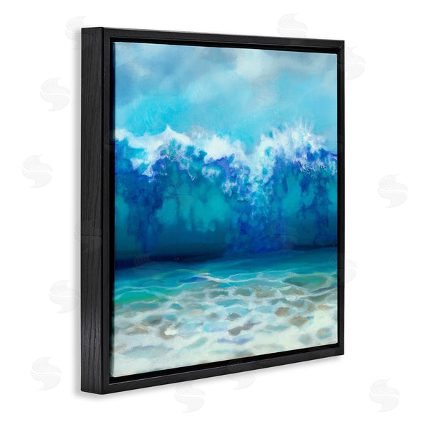 Stupell Industries Louise Montillio | Abstract Tsunami Waves Beach Tide Wall Art