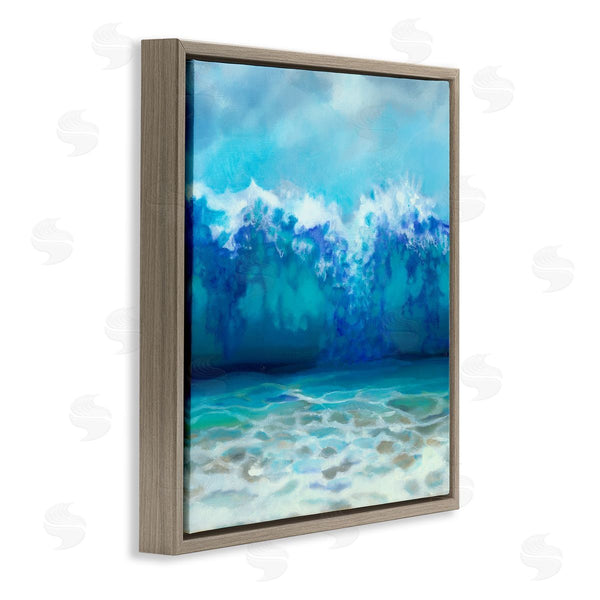 Stupell Industries Louise Montillio | Abstract Tsunami Waves Beach Tide Wall Art