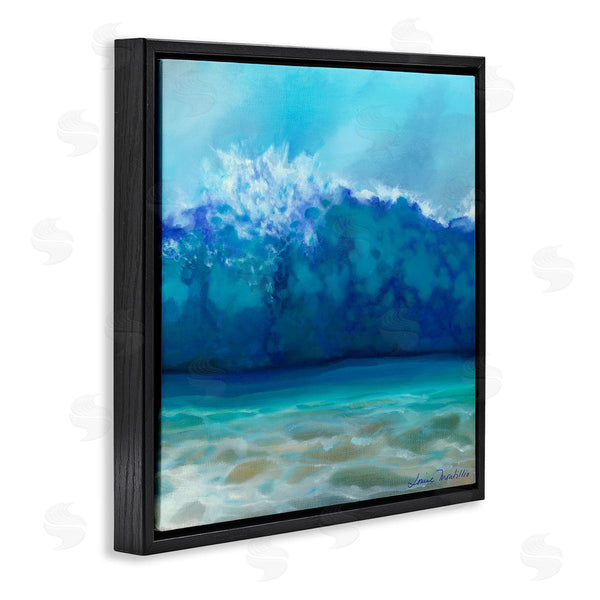 Stupell Industries Louise Montillio | Vivid Blue Tsunami Wave Splash Wall Art