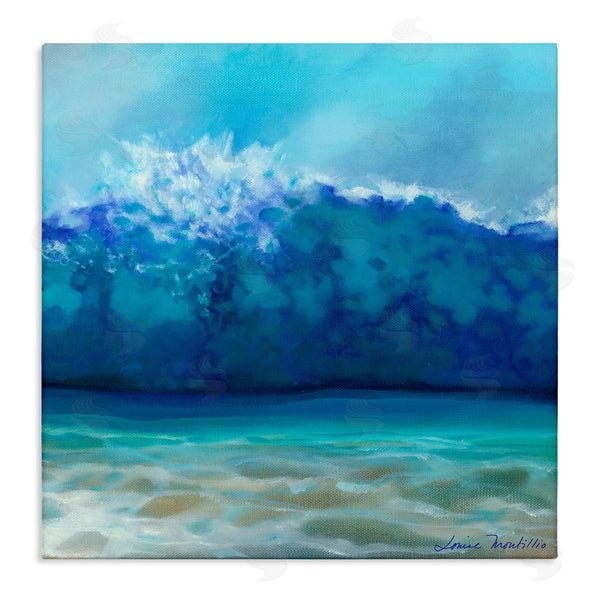 stupell industries Louise Montillio | Vivid Blue Tsunami Wave Splash Wall Art