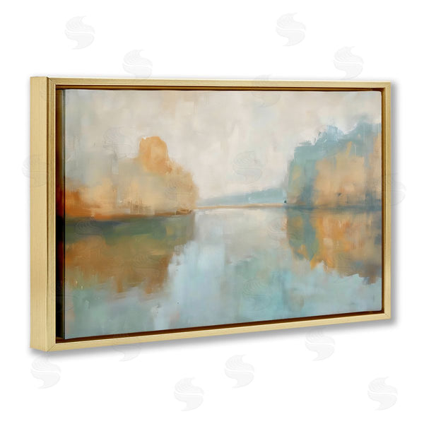 Stupell Industries LSR Creative Studio | Abstract Riverscape Reflection